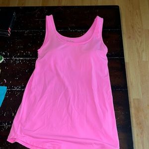 Lily Pulitzer pink luxletic padded tanktop